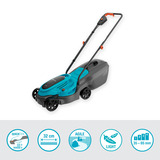 GARDENA Akku-Rasenmäher EasyMax 32/18V P4A, 18Volt türkis/grau, Li-Ion Akku 4,0Ah, POWER FOR ALL ALLIANCE