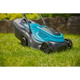 GARDENA Akku-Rasenmäher EasyMax 32/18V P4A, 18Volt türkis/grau, Li-Ion Akku 4,0Ah, POWER FOR ALL ALLIANCE