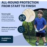 HUDORA Torwarthandschuhe für Kinder, blau, Gr. S blau/weiß, für Kinder ab 5 Jahren