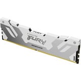 Kingston FURY DIMM 24 GB DDR5-8000, Arbeitsspeicher silber/weiß, KF580C38RW-24, Renegade, INTEL XMP