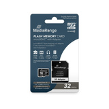 MediaRange 32 GB microSDHC, Speicherkarte schwarz, Class 10