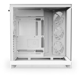 NZXT H9 Flow RGB , Tower-Gehäuse weiß (matt), Tempered Glass x 2