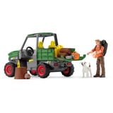 Schleich Farm World Waldbauer mit Fahrzeug, Spielfigur 