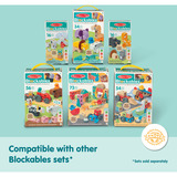 Spin Master Melissa & Doug - Blockables Fahrzeuge Spielset, Konstruktionsspielzeug 