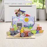 Spin Master Melissa & Doug - Blockables Fahrzeuge Spielset, Konstruktionsspielzeug 
