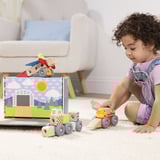 Spin Master Melissa & Doug - Blockables Fahrzeuge Spielset, Konstruktionsspielzeug 