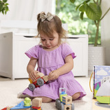 Spin Master Melissa & Doug - Blockables Fahrzeuge Spielset, Konstruktionsspielzeug 