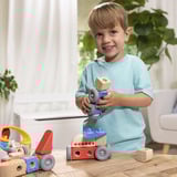 Spin Master Melissa & Doug - Blockables Fahrzeuge Spielset, Konstruktionsspielzeug 