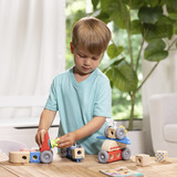 Spin Master Melissa & Doug - Blockables Fahrzeuge Spielset, Konstruktionsspielzeug 
