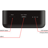 Verbatim Wireless Powerbank Charge 'n' Go 20.000mAh schwarz, Qi, PD 3.0, Quick Charge 3.0