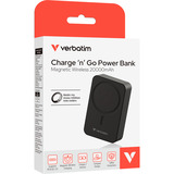 Verbatim Wireless Powerbank Charge 'n' Go 20.000mAh schwarz, Qi, PD 3.0, Quick Charge 3.0
