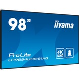 iiyama ProLite LH9854UHS-B1AG, Public Display schwarz, UltraHD/4K, Android, HDMI