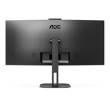 AOC CU34V5CW/BK, LED-Monitor 86.4 cm (34 Zoll), schwarz, WQHD, VA, HDMI, DisplayPort, FreeSync, Webcam, 100Hz Panel