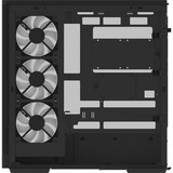 Aerocool P500A-BK-v1 , Tower-Gehäuse schwarz, Tempered Glass x 2