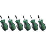 Bosch Heimwerken & Garten Kurzschraubendreher Set, 6-teilig grün/schwarz