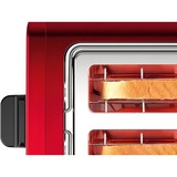 Bosch Kompakt-Toaster DesignLine TAT3P424DE rot/schwarz, 970 Watt, für 2 Scheiben Toast