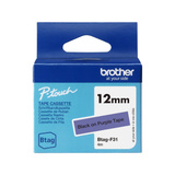 Brother Schriftband Btag-F31 12mm, schwarz auf lila, nicht laminiert