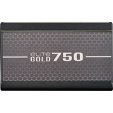 Cooler Master ELITE GOLD 750, PC-Netzteil schwarz, 1x 12-Pin High Power GPU, 2x PCIe, 750 Watt