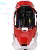 Cooler Master Sneaker X, Bench/Show-Gehäuse rot/weiß