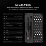 Corsair PC-DIY Präzisions-Toolkit, Werkzeug-Set schwarz, 67-teilig