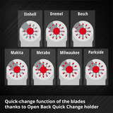 EINHELL Multitool-Set 35-teilig, in XL-PLUS-CASE, Sägeblatt-Satz für Metall, für Multifunktionswerkzeuge