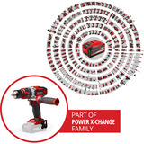 EINHELL Power X-Change Akku-Schlagbohrschrauber TE-CD 18/48 Li-i-Solo, 18Volt rot/schwarz, ohne Akku und Ladegerät