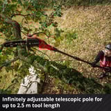 EINHELL Professional Akku-Hochentaster GP-LC 18/20 Li T BL-Solo rot/schwarz, ohne Akku und Ladegerät