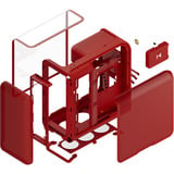 HYTE X50 Wild Cherry, Tower-Gehäuse rot, Tempered Glass