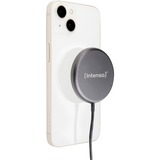 Intenso Magnetic Wireless Charger MB1, Ladestation schwarz, für iPhones mit MagSafe