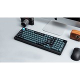 Keychron Q5 Pro, Gaming-Tastatur schwarz/blaugrau, DE-Layout, Keychron K Pro Banana, Hot-Swap, Aluminiumrahmen, RGB