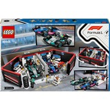 LEGO 60444 City F1 Garage mit Mercedes-AMG & Alpine Rennautos, Konstruktionsspielzeug 