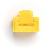 SMARTKEEPER ESSENTIAL RJ45 Port Lock (NL03), Einsteckschloss Farbcode Gelb, 100 Stück