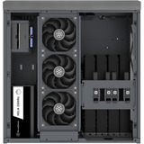 SilverStone SST-CW04TB Crown 04, HTPC-Gehäuse dunkelgrau