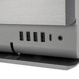 SilverStone SST-CW04TB Crown 04, HTPC-Gehäuse dunkelgrau