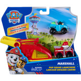 Spin Master Paw Patrol - Pup Squad Launcher mit Marshall und Rex Fahrzeugen, Spielfahrzeug 