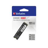Verbatim Vi3000 512 GB, SSD PCIe 3.0 x4, NVMe, M.2 2280