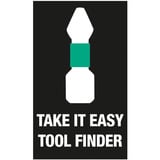 Wera Bit-Satz Kraftform Kompakt 27 RA 1 schwarz/grün, 6-teilig, 1/4", mit Ratschenfunktion