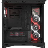 ASUS ROG Cronox GR801 CURVE TG ARGB Black Edition, Tower-Gehäuse schwarz, Panorama-Glas Design