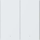 Aqara Smart Wall Switch H1 - zwei Wippen mit Neutralleiter, Taster weiß