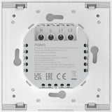 Aqara Smart Wall Switch H1 - zwei Wippen mit Neutralleiter, Taster weiß