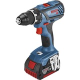 Bosch Akku-Bohrschrauber GSR 18V-28 Professional, 18Volt blau/schwarz, 2x Li-Ionen Akku 2,0Ah, L-BOXX