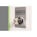 Digitus Glas-Fronttür für 19" 16HE Wandgehäuse Unique Serie, Frontpanel grau, 16 Höheneinheiten