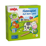 HABA Meine erste Spielwelt - Fädelspiel Auf dem Land, Geschicklichkeitsspiel 