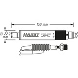 Hazet Mini Stabschleifer 9032M-36 schwarz, 60.000 U/min