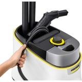 Kärcher SC 4 Deluxe EasyFix, Dampfreiniger weiß/schwarz, 2.250 Watt, mit Bodenreinigungsset EasyFix