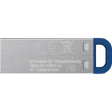 Kingston DataTraveler Kyson 512 GB, USB-Stick silber/blau