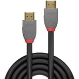 Lindy High Speed HDMI Kabel, Anthra Line schwarz, 5 Meter