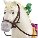 Mattel Disney Prinzessin Rapunzel-Modepuppe und Pferd, Spielfigur 