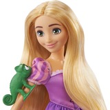Mattel Disney Prinzessin Rapunzel-Modepuppe und Pferd, Spielfigur 