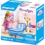 PLAYMOBIL 71850 Princess Magic Badezimmer für Prinzessin, Konstruktionsspielzeug 
